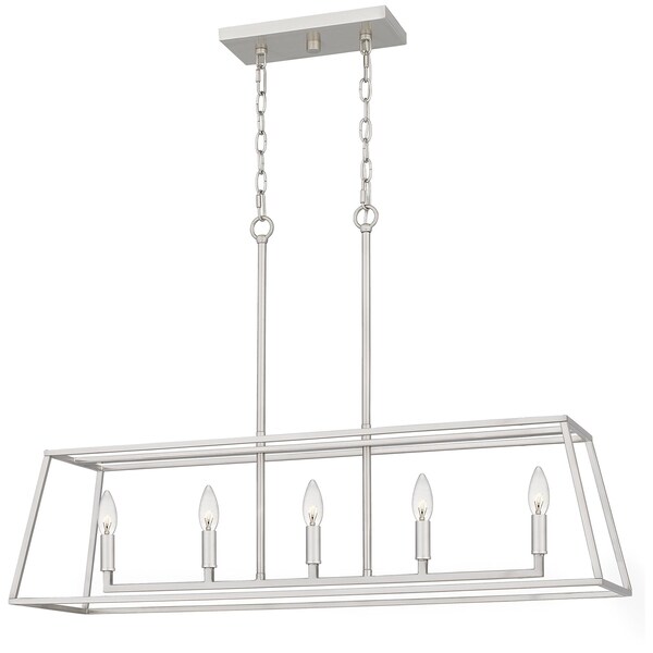 Quoizel Prescott Island 5 Lights Brushed Nickel PRC536BN - main